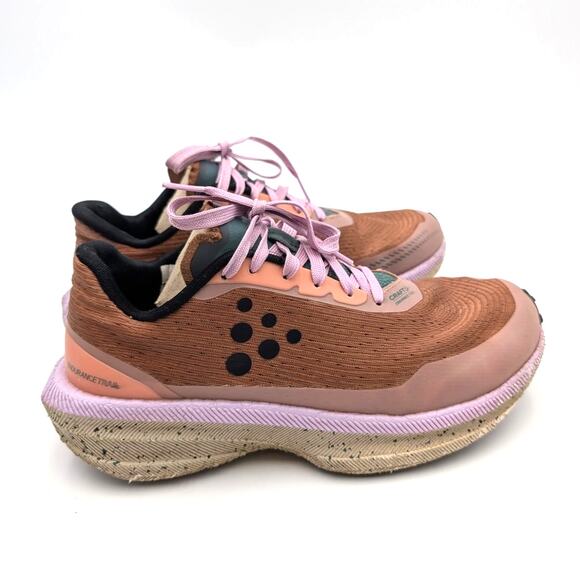 Craft Endurance Trail Running Sneaker Shoes Women's Mud/Whiz Size US8.5 EU40 - Picture 3 of 11